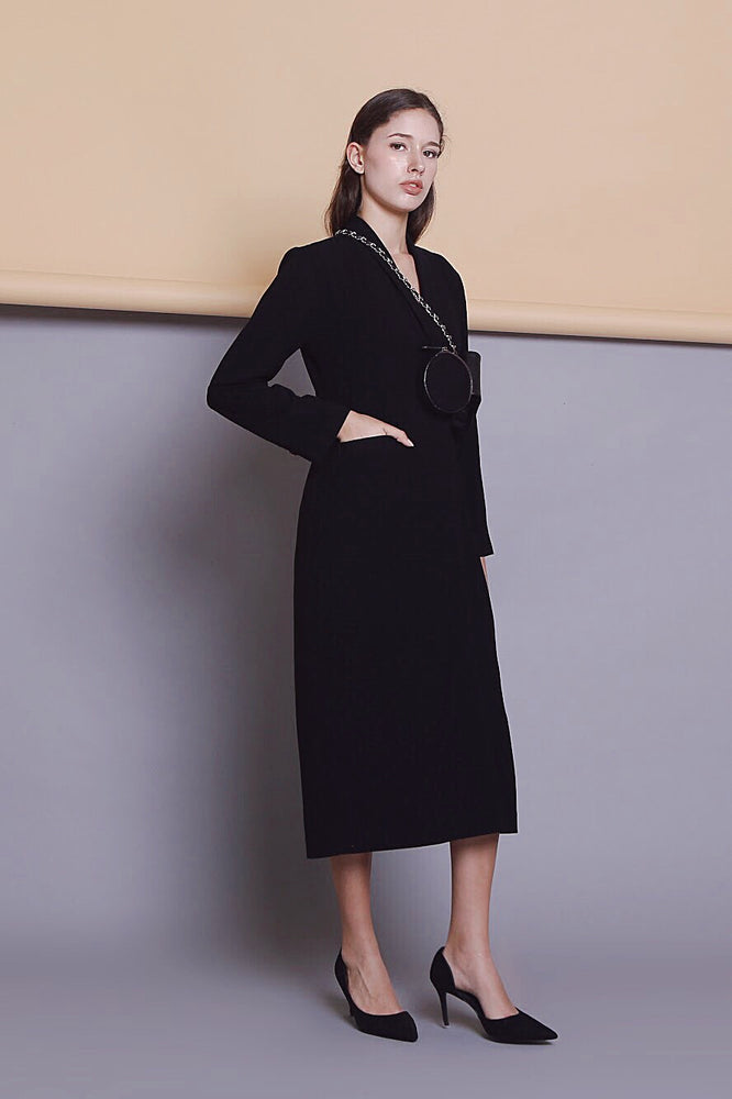 Modest Women's Cashmere Midi Dress