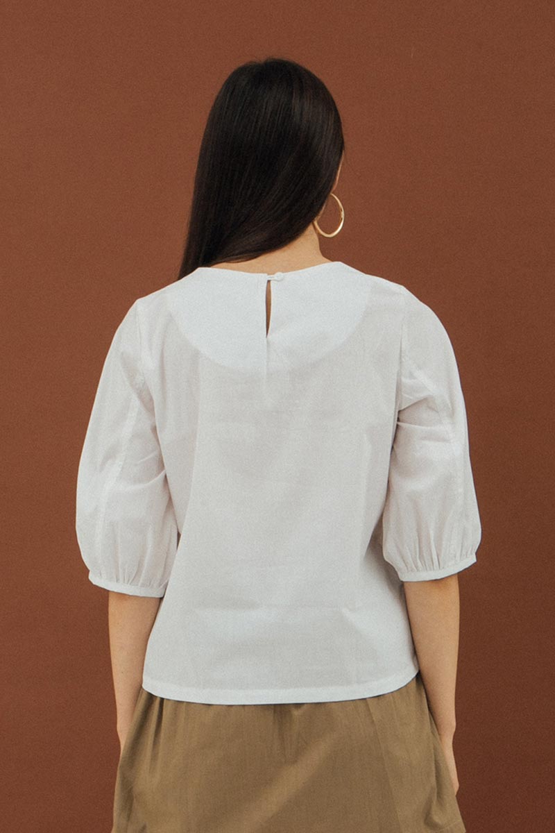 Rosey Blouse In White
