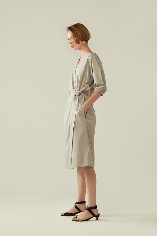earl grey dress The Meadow Muse Maxi Dress Curvy- Earl Grey 2 Beatz Boutique