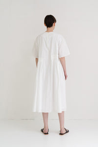Side String Long Dress White